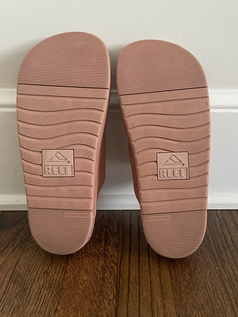 Reef Women’s Ojai Two Bar - Double Strap Slide Sandals - Dusty Pink